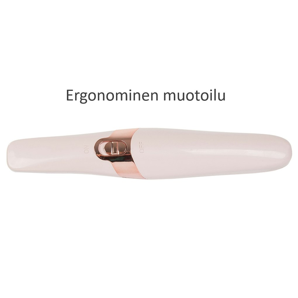 Jalkaviila, sähköinen, ergonominen, LED-valolla varustettuna