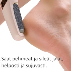Jalkaviila, sähköinen, ergonominen, LED-valolla varustettuna