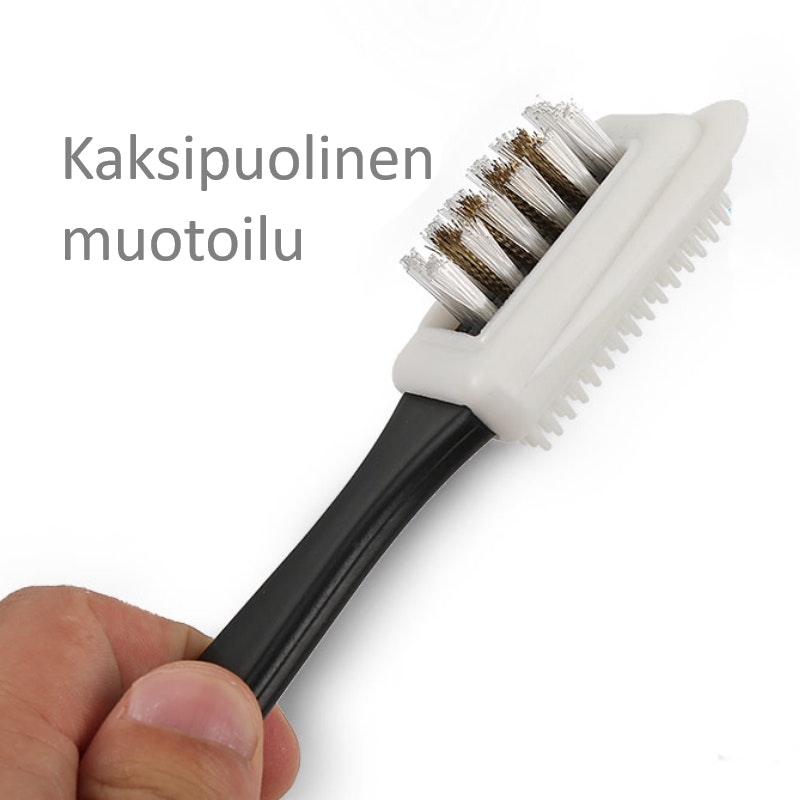 Kenkäharja 4-puoleinen, musta/valkoinen