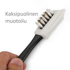 Kenkäharja 4-puoleinen, musta/valkoinen