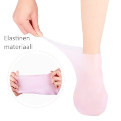 Pehmentävät, kosteuttavat, hoitavat geelisukat, PINKKI