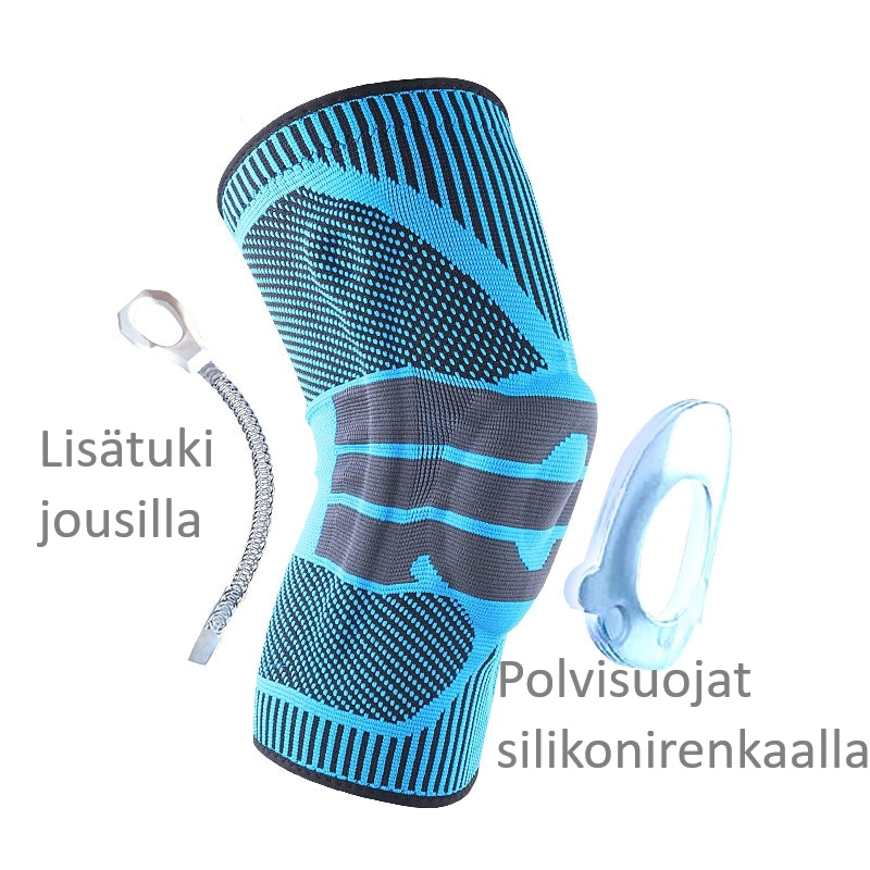 Polvisuojat jousella SININEN