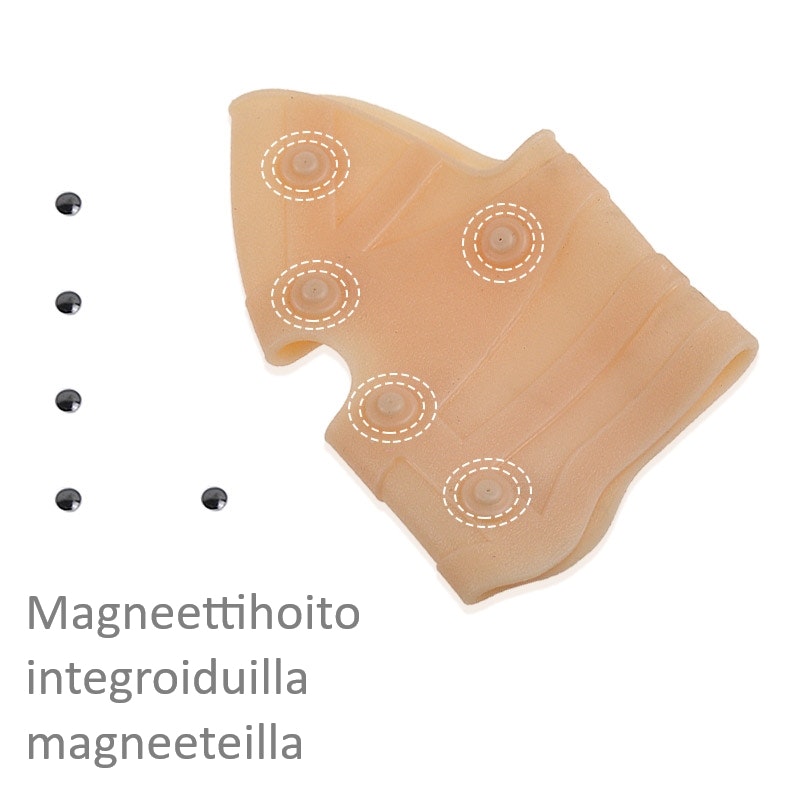 Polvisuojat, magneettiterapia, pehmeä silikoni