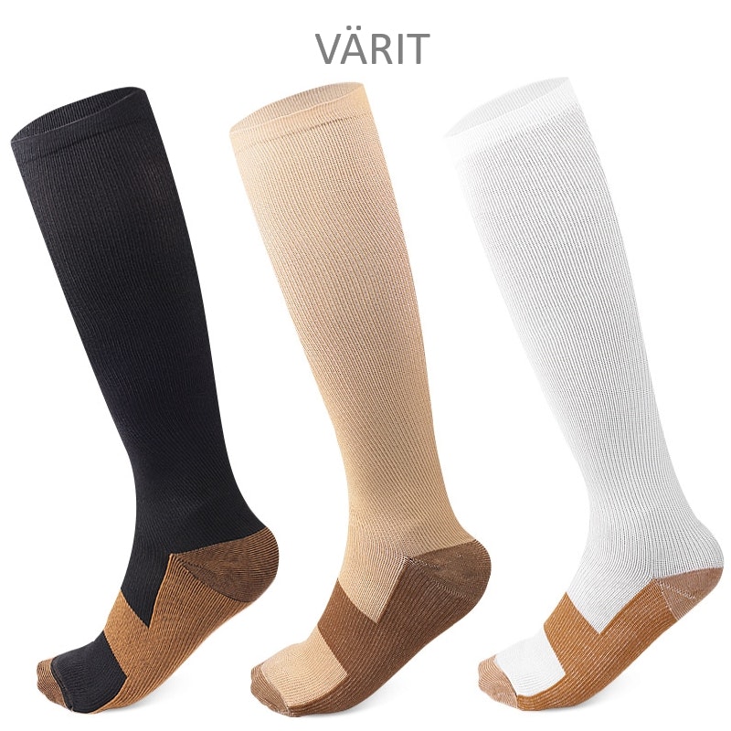 Tukisukat Comfort, luokka 1, 15-21mmHg BEIGE / RUSKEA