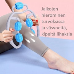 Hierontarullat jaloille, käsivarsille ja niskalle