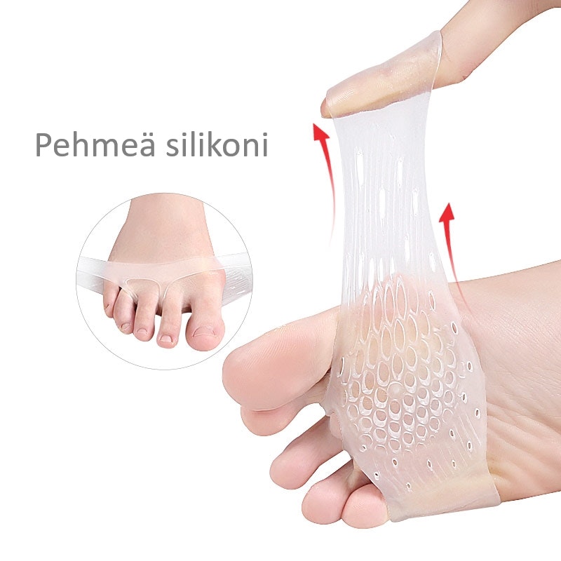 Etujalkaterän suojaus pehmeä silikoni 2kpl