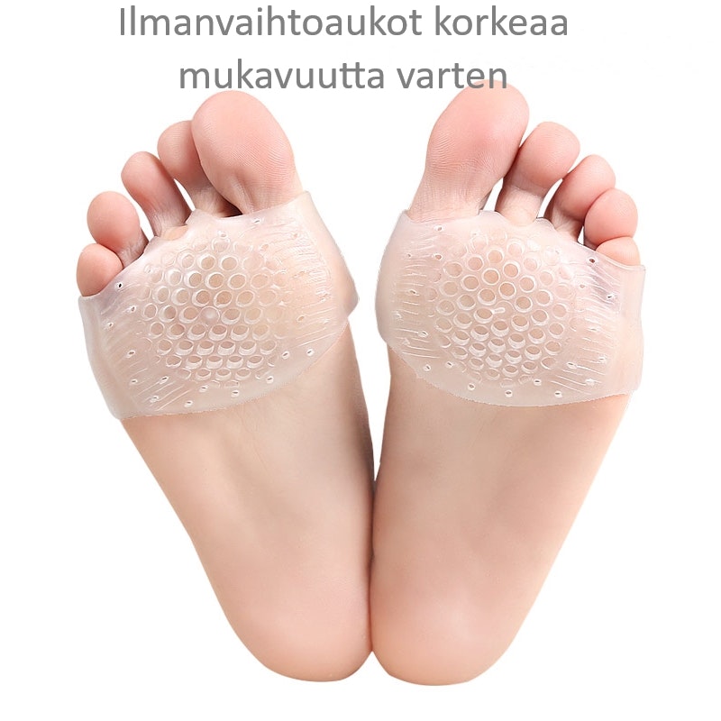 Etujalkaterän suojaus pehmeä silikoni 2kpl