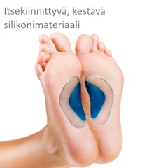 Pohjalliset, geelityyny kaarituen kanssa, itseliimautuva 2kpl