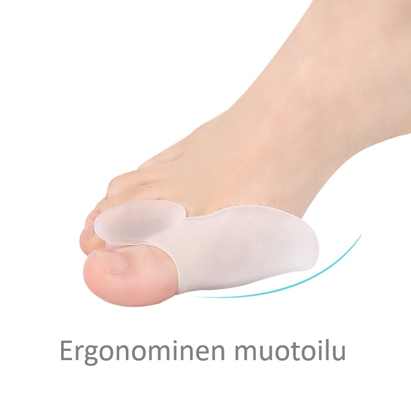 Vaivaisenluu korjaava varvaserotin & silikonisuoja 2kpl