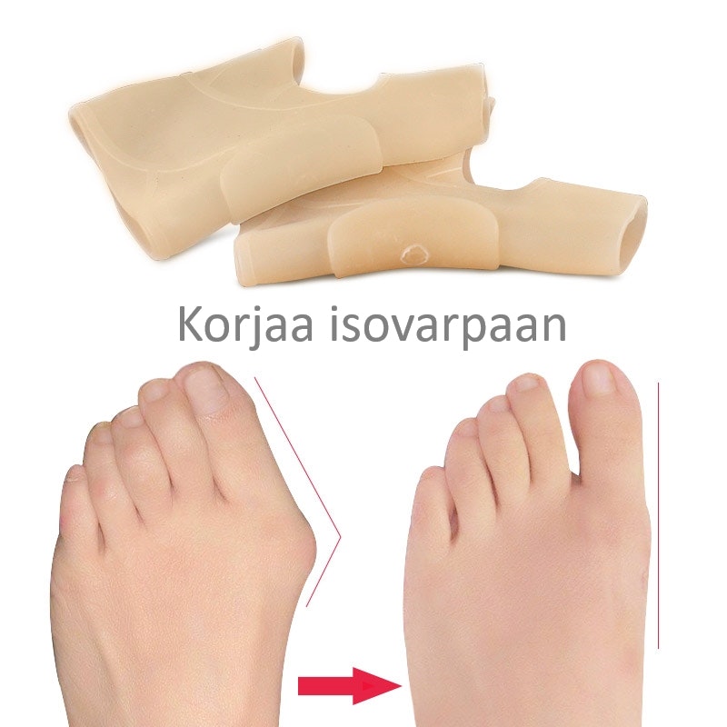 Vaivaisenluu korjaustuki, silikoni 2kpl