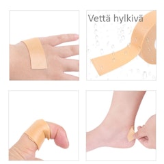 Teippi rullalla kengän hankausta vastaan, vettähylkivä, pehmeä vaahtomuovimateriaali