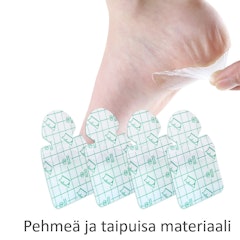 Kantapäälaastari, suojaa & torjuu kuivaa, halkeilevaa kantapäätä 6kpl