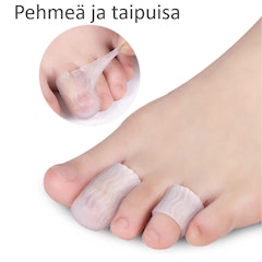 Varpaiden suojus, varpaiden suojus läpinäkyvä 2kpl