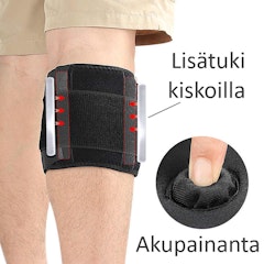 Polvituki, vasikkatuki, kompressio, akupainanta hermokipuun
