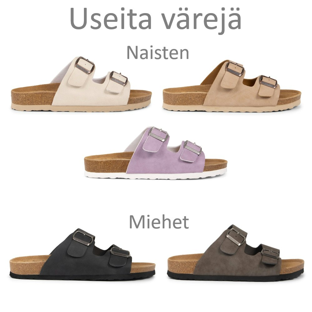 Biosandaalit nainen jalkarikas korkkipohja, LILA