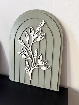 Tavla - Arch med blomma Stor
