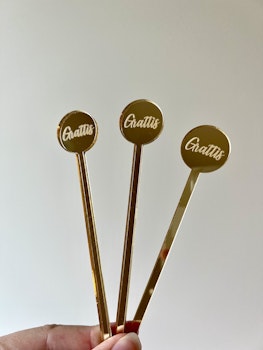 Drinkpinnar - Grattis (6-pack)