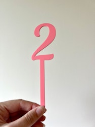 Caketopper Pastell - Ålder 1-10
