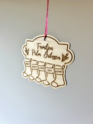Julgransdekoration - Familj