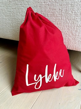 Personlig julsäck med namn