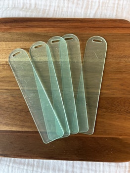 Bokmärke 5-pack (Genomskinlig)