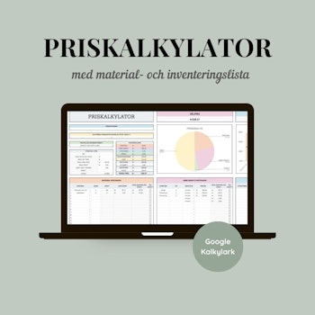 Digital produkt - Priskalkylator