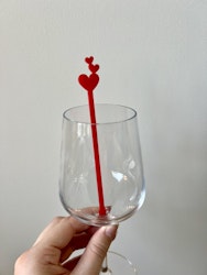 Drinkpinnar - Hjärtan (2-pack)