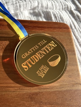 Studentmedalj - Fyfan vad du är bra!