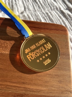 Förskolemedalj - Jag har klarat förskolan!