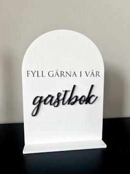 Skylt - Valfri text