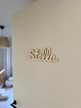 Namnskylt Trä Liten