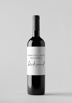 Pairs well with becoming a bridesmaid