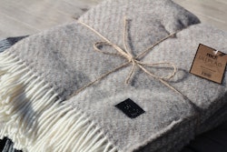 Ullpläd Beige