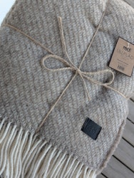 Ullpläd Beige