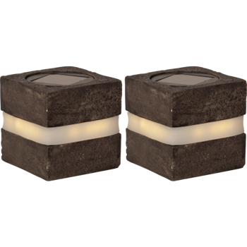 Stonecube solcell 2pack