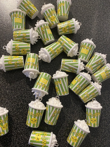BERLOCK POPCORN GRÖN-RANDIG