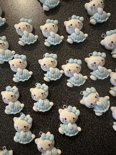 BERLOCK HELLO KITTY STOR BLÅ