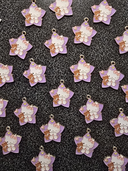 BERLOCK HELLO KITTY STJÄRNA NALLE