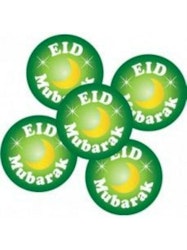 Eid Mubarak Grön Knappnål