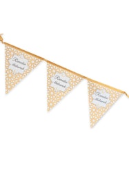 Ramadan Mubarak Flaggor Guld
