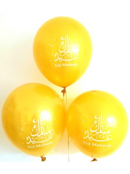 Eid Mubarak Ballonger Guld