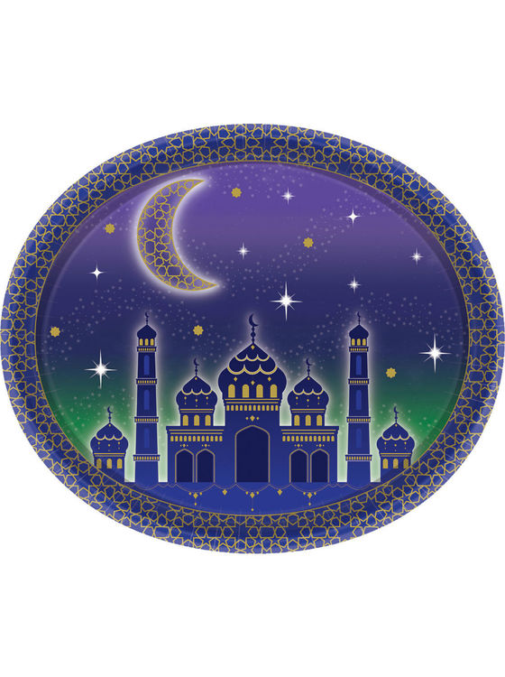 Eid / Ramadan Tallrikar Oval 8st