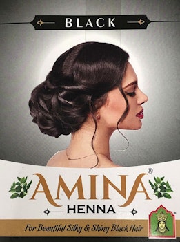 Amina Henna Hårfärg Svart