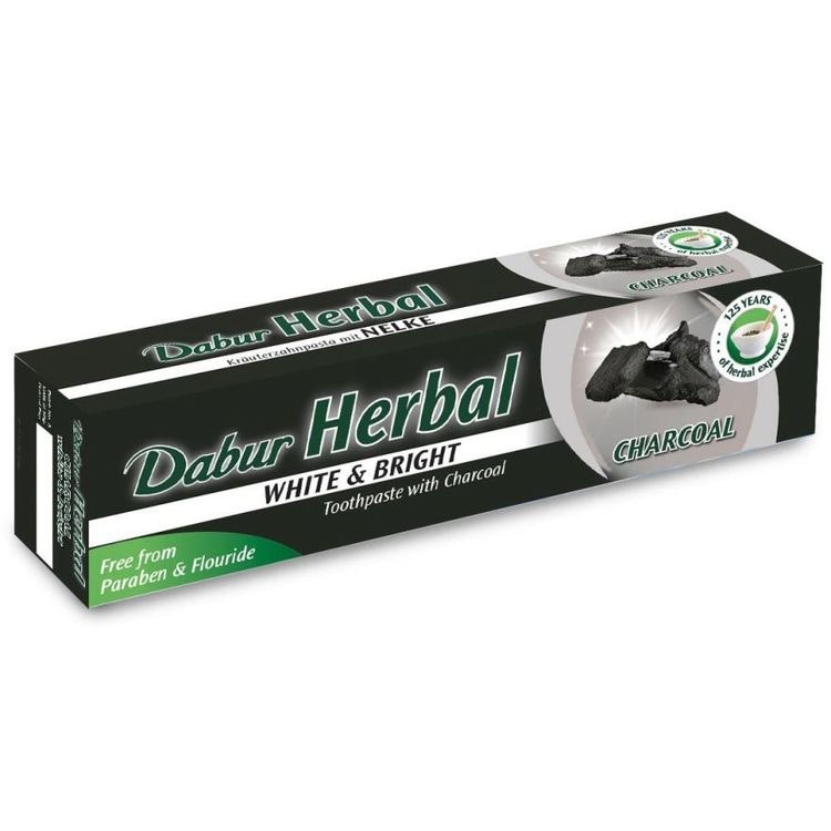 Dabur Herbal Whitening Activated Charcoal Tandkräm