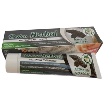 Dabur Herbal Whitening Activated Charcoal Tandkräm