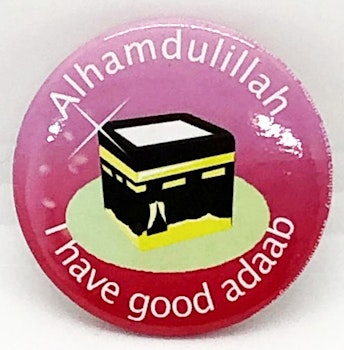 Alhamdulillah I Have Good Adaab Knappnål