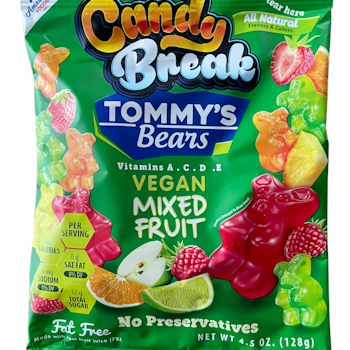 Candy Break Tommy's Bears Vegan Mixed Fruit 128g