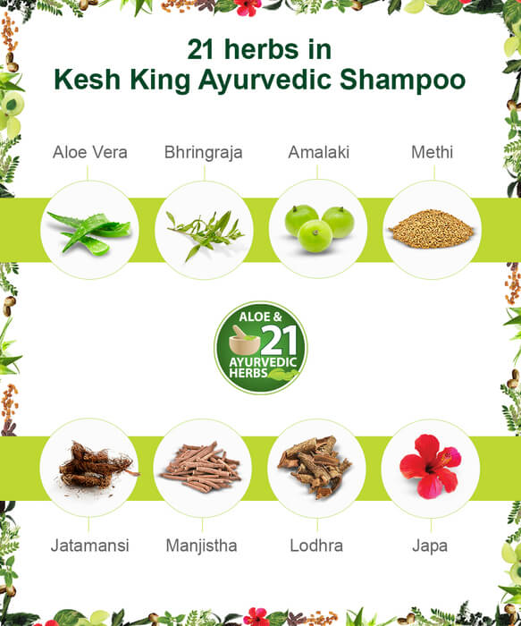Kesh King Ayurvedic Anti Hair Fall Shampoo 340ml