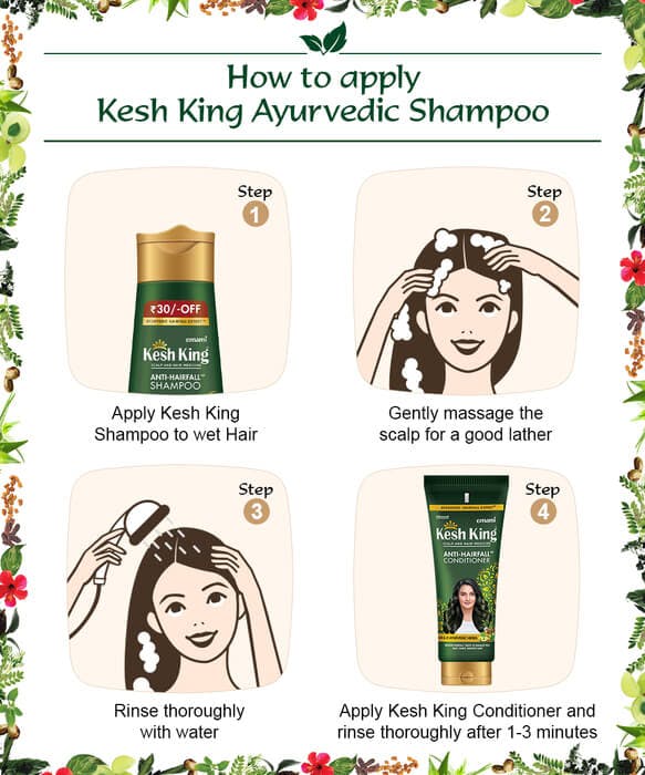 Kesh King Ayurvedic Anti Hair Fall Shampoo 340ml