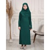 Nour abaya med hijab | Grön